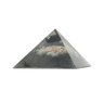 Orgonite Pirâmide Negra com Turmalina e Pirita - Sucesso no Trabalho e Proteção - 1