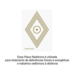 Placa Radiônica Losango Solar - 2