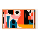 Ver imagem 2 de Quadro Decorativo N°8 115x70cm - Panorâmico Geométrico - Concretista - Rollflex