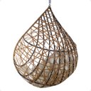 Ver imagem 2 de Balanço Suspenso Ninho Gota com Mola e Mosquetão Almofada Impermeável Gourmet Área Externa:a1