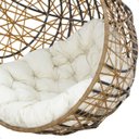 Ver imagem 6 de Balanço Suspenso Ninho Gota com Mola e Mosquetão Almofada Impermeável Gourmet Área Externa:a1
