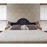 Cabeceira Tipo Provençal Corino Preto Queen 160 x 60 Slim - 1
