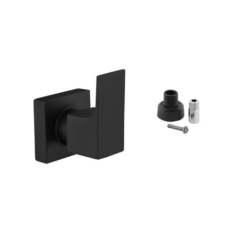 Acabamento Registro Cruzeta Preto Chuveiro Padrão Docol