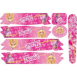 Adesivo Decorativo para Bicicleta Infantil Barbie