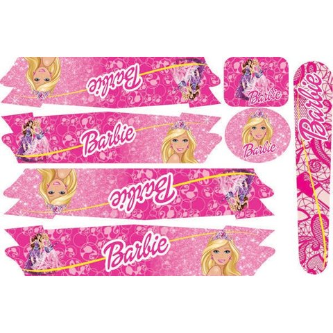 Adesivo Decorativo para Bicicleta Infantil Barbie
