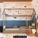 Ver imagem 3 de Cama Infantil Montessoriana Casinha Infix C06 Aveiro/branco - Mpozenato