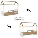Ver imagem 6 de Cama Infantil Montessoriana Casinha Infix C06 Aveiro/branco - Mpozenato