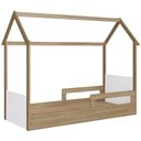 Ver imagem 1 de Cama Infantil Montessoriana Casinha Infix C06 Aveiro/branco - Mpozenato