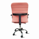 Ver imagem 4 de Cadeira de Escritório Ergonômica Rosa Estética Executiva Giratória C/rodinha Confortável