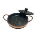 Ver imagem 3 de Frigideira Gourmet de Pedra Sabão 22 Cm com Tampa