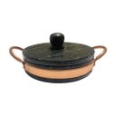 Ver imagem 2 de Frigideira Gourmet de Pedra Sabão 22 Cm com Tampa