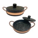 Ver imagem 1 de Frigideira Gourmet de Pedra Sabão 22 Cm com Tampa