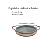 Frigideira Gourmet de Pedra Sabão 22 Cm com Tampa - 4