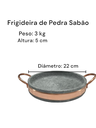 Ver imagem 4 de Frigideira Gourmet de Pedra Sabão 22 Cm com Tampa