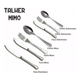 Faqueiro Aço Inox Com Maleta 48 Peças - Mimo Style - 2