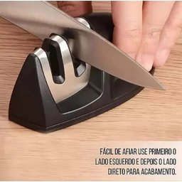 Amolador Afiador Facas Inox e Cerâmica 9,5x 5cm Mimostyle - 4