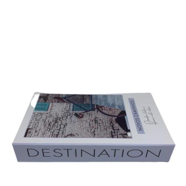 Caixa Livro Decorativo com tampa que abre Destination - 2