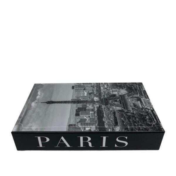 Caixa Livro Decorativo que abre a tampa - Paris