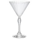 Ver imagem 2 de Jogo Com 6 Taças de Cristal Para Martini 245ml America 20s - Bormioli Rocco - Fabricado na Itália