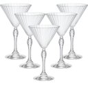 Ver imagem 3 de Jogo Com 6 Taças de Cristal Para Martini 245ml America 20s - Bormioli Rocco - Fabricado na Itália