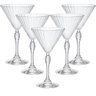 Jogo Com 6 Taças de Cristal Para Martini 245ml America 20s - Bormioli Rocco - Fabricado na Itália - 3