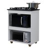 Balcão para Cooktop 4 Bocas Turim Kaiki Móveis - 2