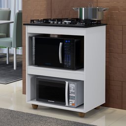 Balcão para Cooktop 4 Bocas Turim Kaiki Móveis - 1