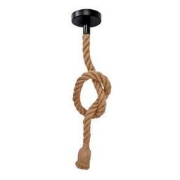 Luminária Corda Pendente De Corda Rústico 1.50 Metros - 4