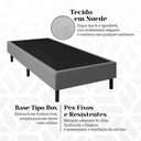 Ver imagem 2 de Cama Box Base Solteiro 188x88 Cor Cinza Suede