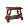Carrinho Bar Churrasco Rústico em Madeira com Bandeja - 1