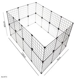 Cercadinho para Pets, Porquinhos da Índia e Roedores - 1,20 X 0,80 X 0,90 - 1