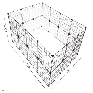 Cercadinho para Pets, Porquinhos da Índia e Roedores - 1,20 X 0,80 X 0,90