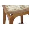 Banqueta Ricco Alta em Madeira Assento Palhinha Amêndoa - 2