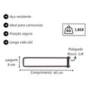 Ver imagem 3 de Kit 3 Grampos Carroceria Caminhão Carreta em Aço 5/8 400mm