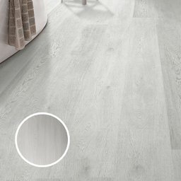 Piso Vinílico Clicado Régua Amadeirado por M² Off White Tubrax - 2