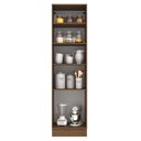 Ver imagem 4 de Paneleiro Armário de Cozinha 60 cm 3 Portas Rustic/Branco Agata Madesa