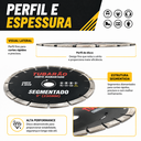 Ver imagem 5 de 2X Disco de Corte Diamantado 9" (Segmentado) - Tubarão