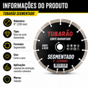 Ver imagem 4 de 2X Disco de Corte Diamantado 9" (Segmentado) - Tubarão