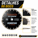 Ver imagem 6 de 2X Disco de Corte Diamantado 9" (Segmentado) - Tubarão