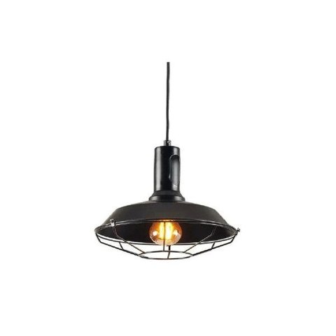 Pendente Luminária Tennessee Preto 460Mm Avant Único