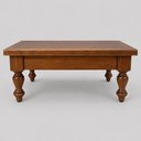 Ver imagem 2 de Mesa de Centro Sala Retangular Madeira Maciça 75x55 Castanho
