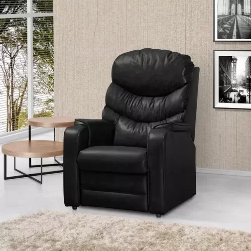 Ver imagem 4 de Poltrona Reclinável Papai Luxo D28 Estética - Corano Preto