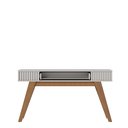 Ver imagem 5 de Mesa de Centro Jeri Off White Freijó com Aparador para Sala Riviera Off White – Colibri