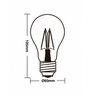 Lâmpada LED Filamento Color 4W Bulbo A60 Taschibra - 2