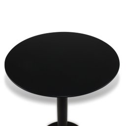 Mesa Lateral Monopé Laqueada 50 Cm - Preto - 7