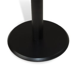 Mesa Lateral Monopé Laqueada 50 Cm - Preto - 8