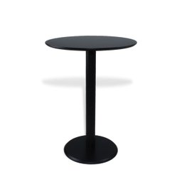 Mesa Lateral Monopé Laqueada 50 Cm - Preto - 2