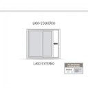 Ver imagem 5 de Janela de Aluminío de Correr 100x120cm 2 Folha 1 Fixa com Vidro Lucasa Ideale