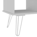 Ver imagem 5 de Mesa Escrivaninha Industrial 136cm Dhabi A06 Carvalho/branco - Mpozenato