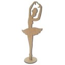 Ver imagem 1 de Kit com 6 Bailarinas Mdf de Mesa Tam: 14x26cm Cod:kblrn004